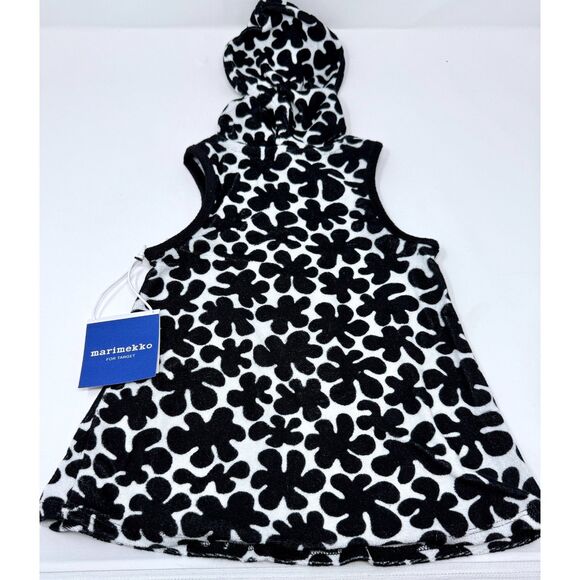 NWT Marimekko for Target Toddler Girls' TerryCloth Cover-Up Hoodie 12Mo Paprika - Picture 3 of 6